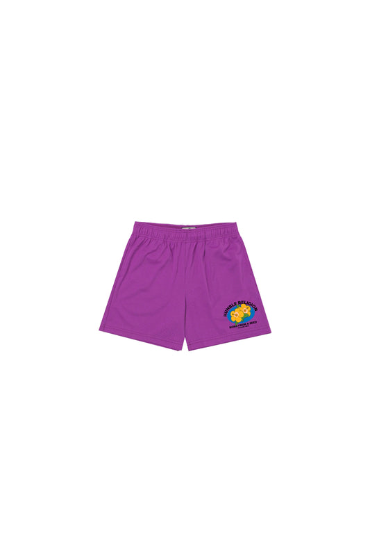 Purple (Born From Seed ) Mesh Shorts