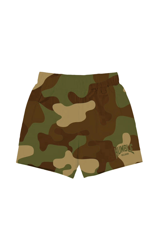 Army Fatigue Nylon Shorts