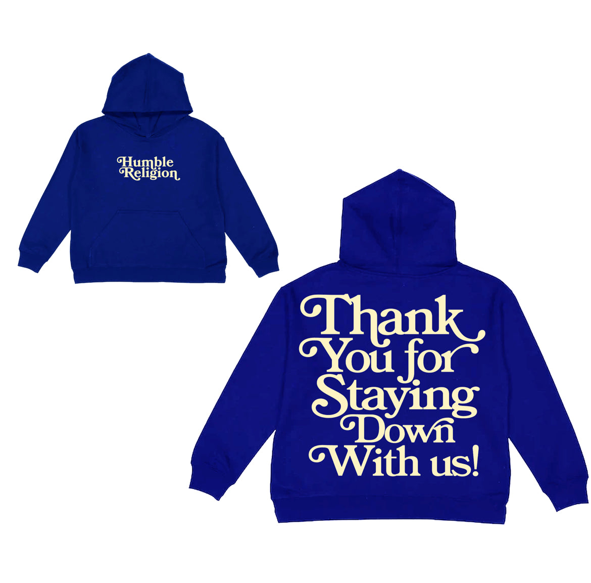 Sky Blue Thank You Hoodie – Humble Religion Clothing