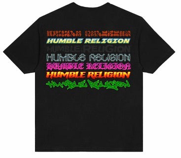 HR GRAFFITI Tee Black