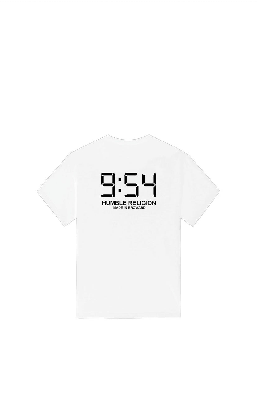 WHITE 954 TEE